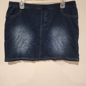 Hue Denim Jean Skirt Size L